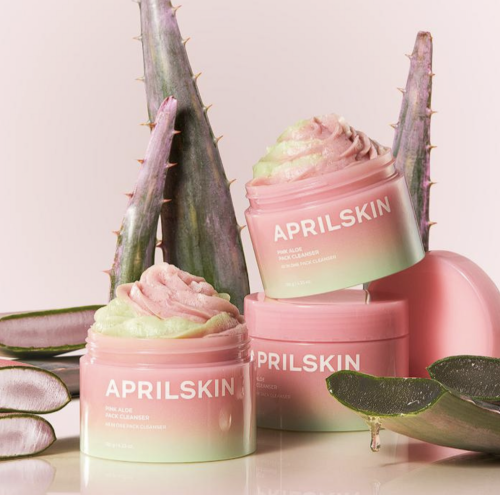 APRILSKIN  -   c  , Pink Aloe Pack Cleanser  2