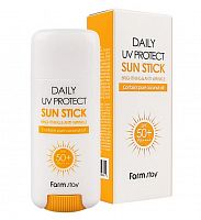FarmStay Солнцезащитный стик с маслом кокоса  Daily UV Protect Sun Stick Spf 50+ Pa+++