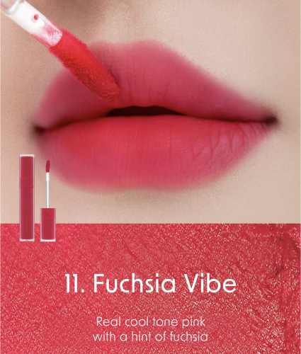 Rom&nd      -,  11 Fuchsia Vibe, Blur Fudge Tint  4