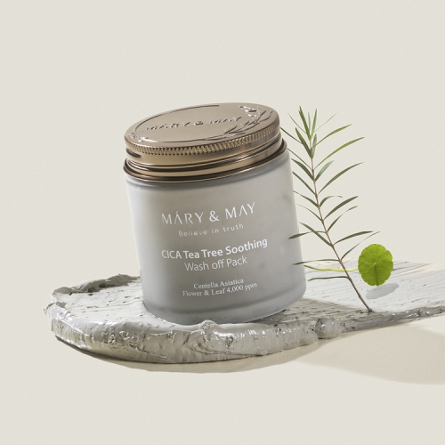 Mary&May ��������� �������� ����� � ��������� � ������ �������  CICA Tea Tree Soothing Wash Off Pack ���� 3