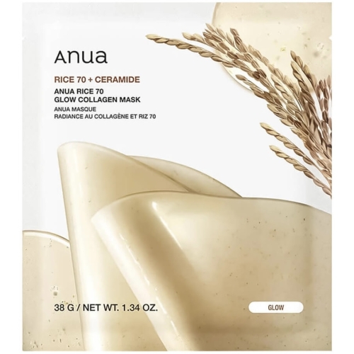 Anua ������������ ����� � ����� � ����������, Rice 70 Glow Collagen Mask