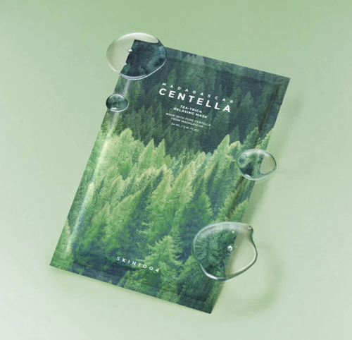 SKIN1004 �������� ����� � ������ ������� � ���������, Madagascar Centella Tea-Trica Relaxing Mask ���� 4