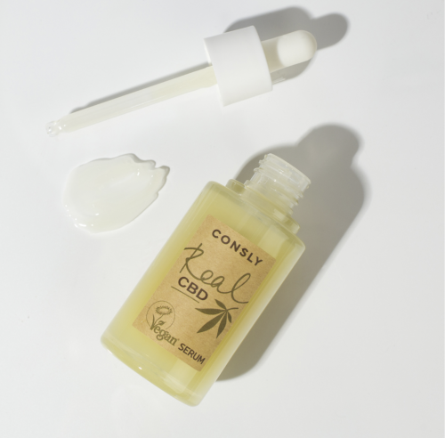 Consly ������������� ��������� � ������ ������� � ������������, Vegan �Real CBD� Balancing Purifine CBD Squalane Serum ���� 3