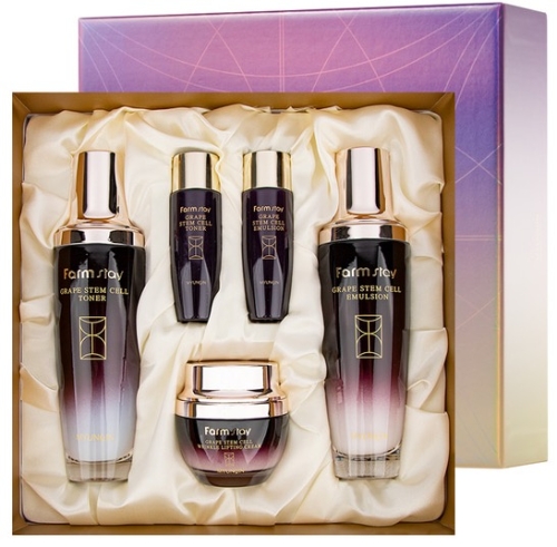 FarmStay          , Grape Stem Cell Skin Care 5 Set