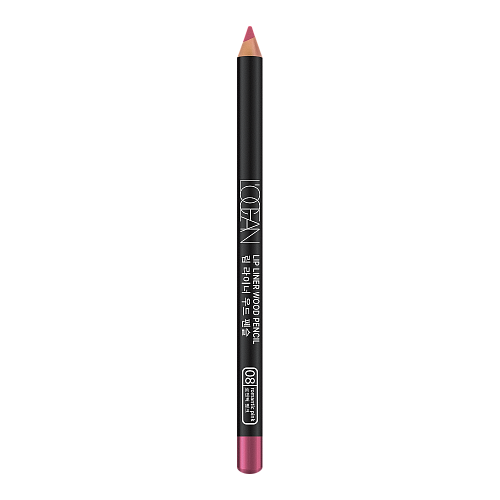 L'OCEAN   ,  08 Romantic Pink, Lip Liner Wood Pencil