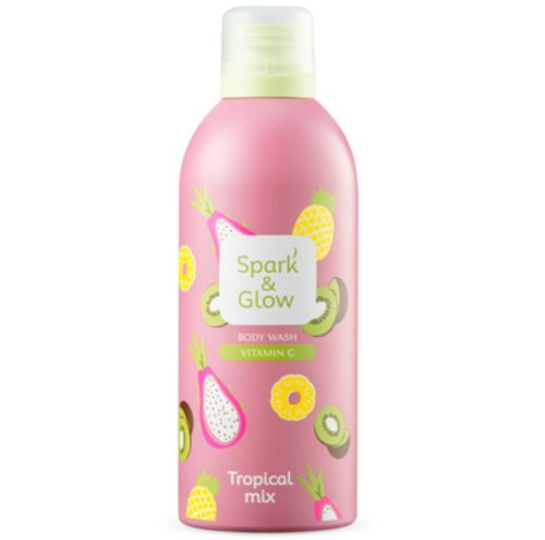 Spark&Glow ����-���� ��� ���� � ��������� � � ��������, Tropical Mix Body Wash