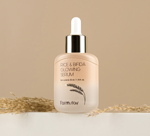 FarmStay      , Rice & Bifida Glowing Perfect Serum  2