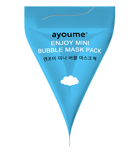 Ayoume Пузырьковая маска для лица пирамидка  Enjoy mini bubble mask pack