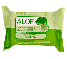 FarmStay        , 30 , Aloe Moisture Soothing Cleansing Tissue