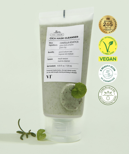 VT  -     , Cosmetics Cica Mask Cleanser  2