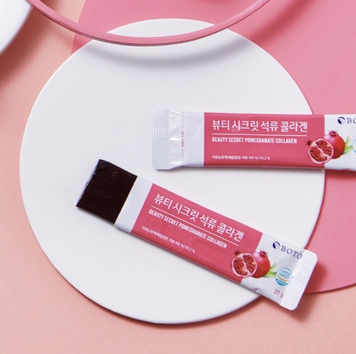 BOTO    , 15   Beauty Secret Pomegranate Collagen Jelly Stick  2