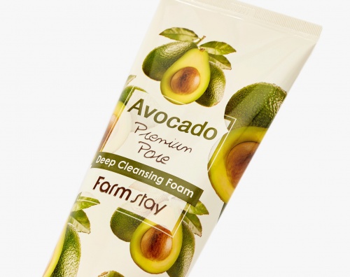 FarmStay        Avocado premium pore deep cleansing foam  2