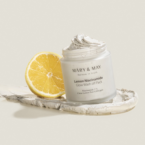 Mary&May         Lemon Niacinamide Glow Wash Off Pack  5
