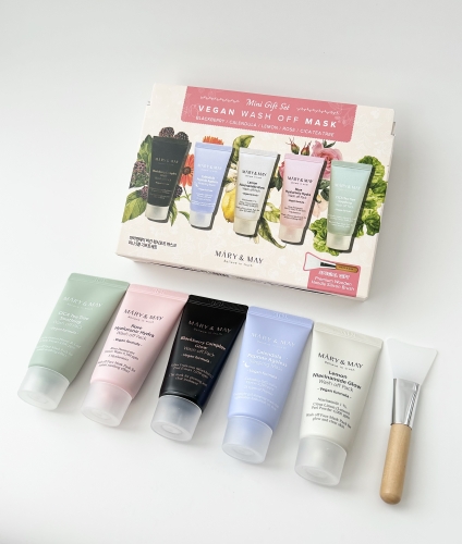 Mary&May   5    +  , Mini Gift Set Vegan Wash Off Mask  2