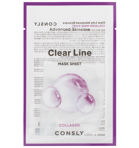 Consly �������� ����� � ��������������� ����������, Clear Line Advanced Skincare Collagen Mask Sheet
