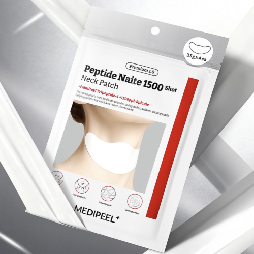 MEDIPEEL ����� ������ ��� ��� � �����������, ���� � ���������, 4 ��, Peptide Naite 1500 Shot Neck Patch ���� 3