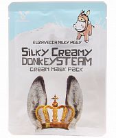 Elizavecca Тканевая маска с молоком ослиц  Milky piggy silky creamy donkey steam cream mask pack