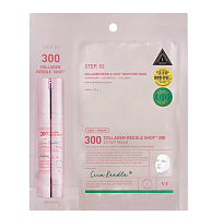 VT ����������� ����������� ����� � ���������� � �����������, Cosmetics Collagen Reedle Shot 300 2step Mask
