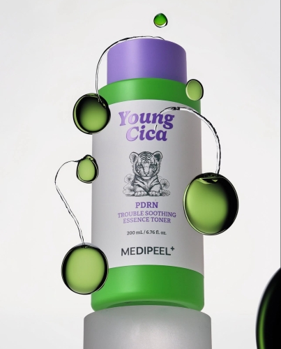 MEDIPEEL  -    ,   , Young Cica PDRN Trouble Soothing Essence Toner  2