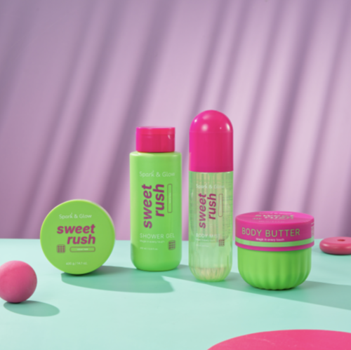 Spark&Glow ����� ��� ���� � �������� ������������ �������, Sweet Rush Velvet Haze Body Scrub ���� 5