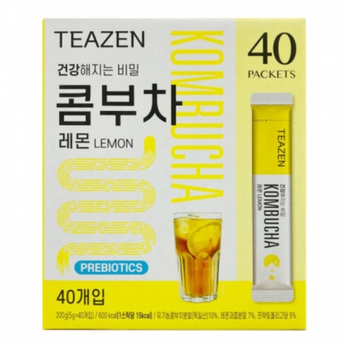 Teazen     , 40  ( ), Kombucha Lemon Prebiotics 40ea  6
