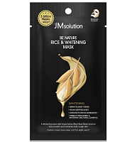 JMsolution �������� ����� � ����� ������ ����������� � ����-����, Be Nature Rice & Whitening Mask