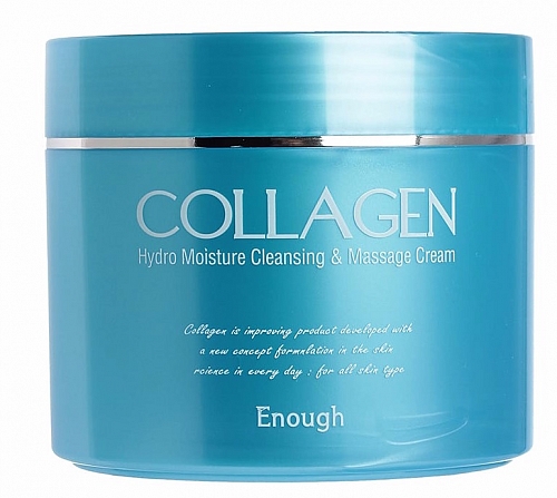 Enough Крем для лица и тела с коллагеном массажный  Collagen hydro moisture cleansing & massage cream