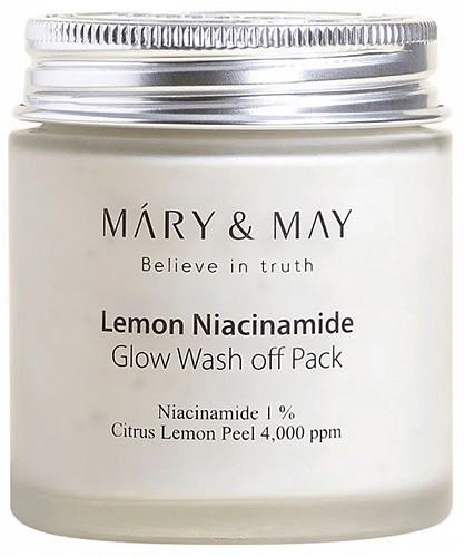 Mary&May         Lemon Niacinamide Glow Wash Off Pack